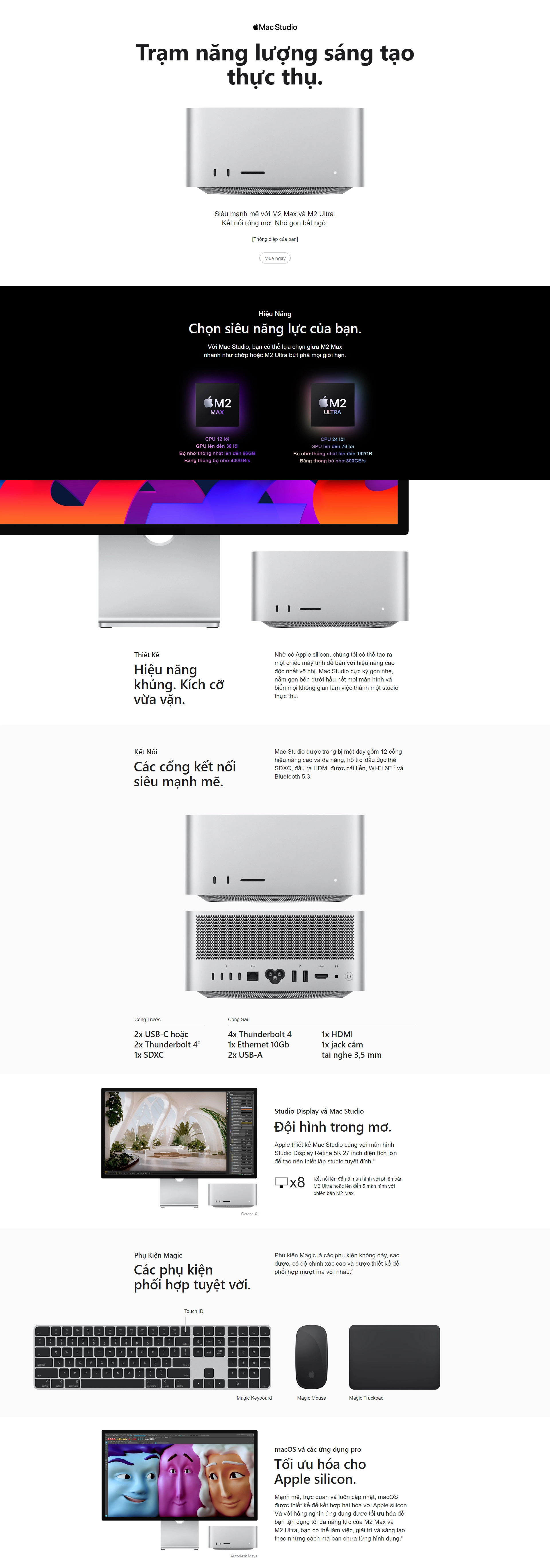 Mac Studio M2 Max 2023