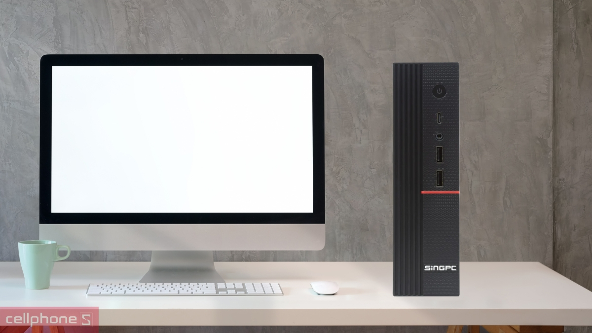 Cổng kết nối Mini PC SingPC I31215U82-W