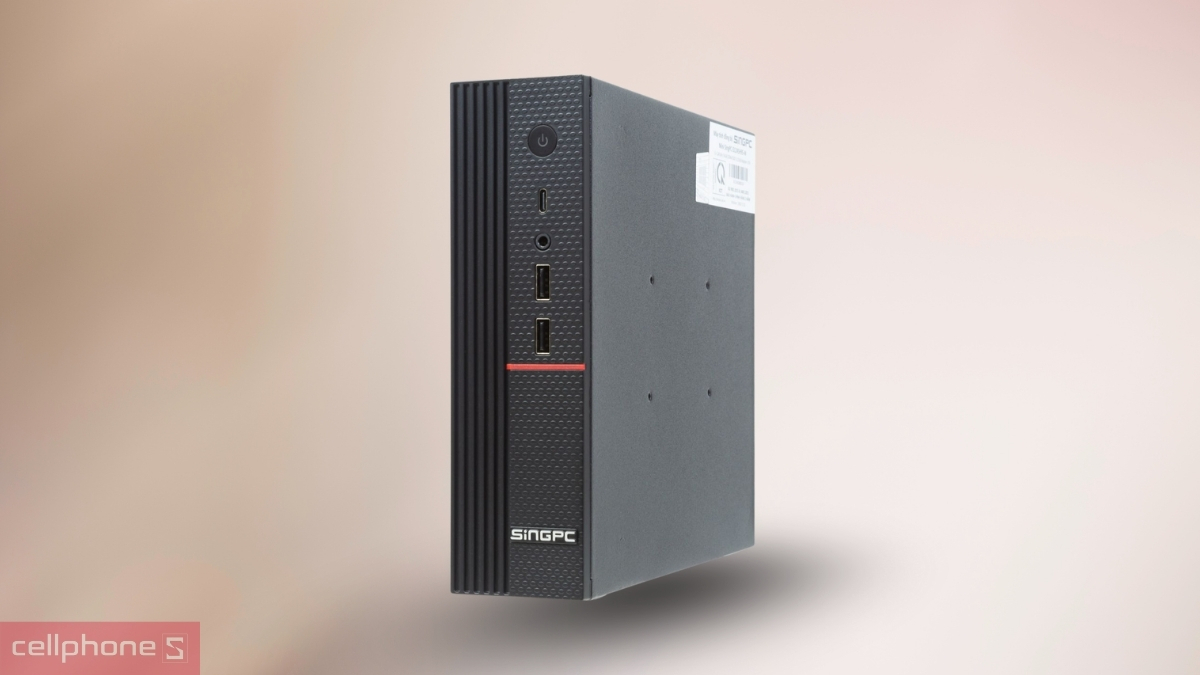 Mini PC SingPC I71265H95-W được trang bị hệ thống kết nối đầy đủ 