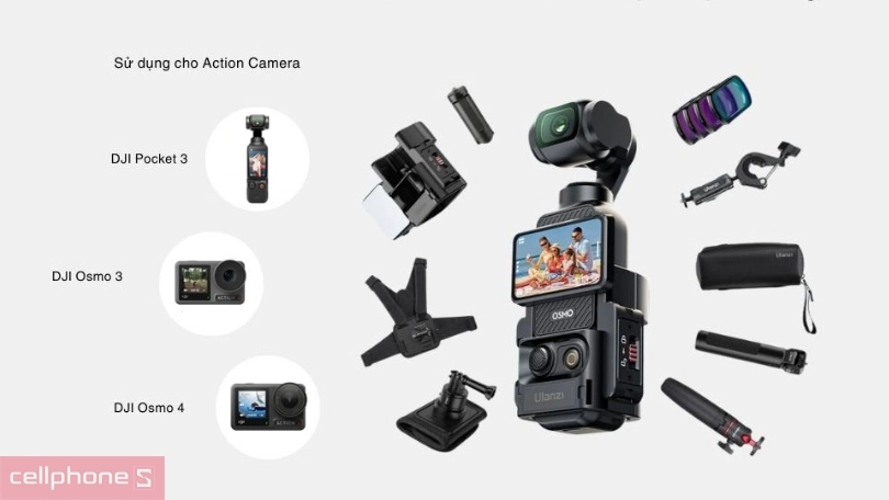 Một số phụ kiện của DJI Osmo Pocket 3