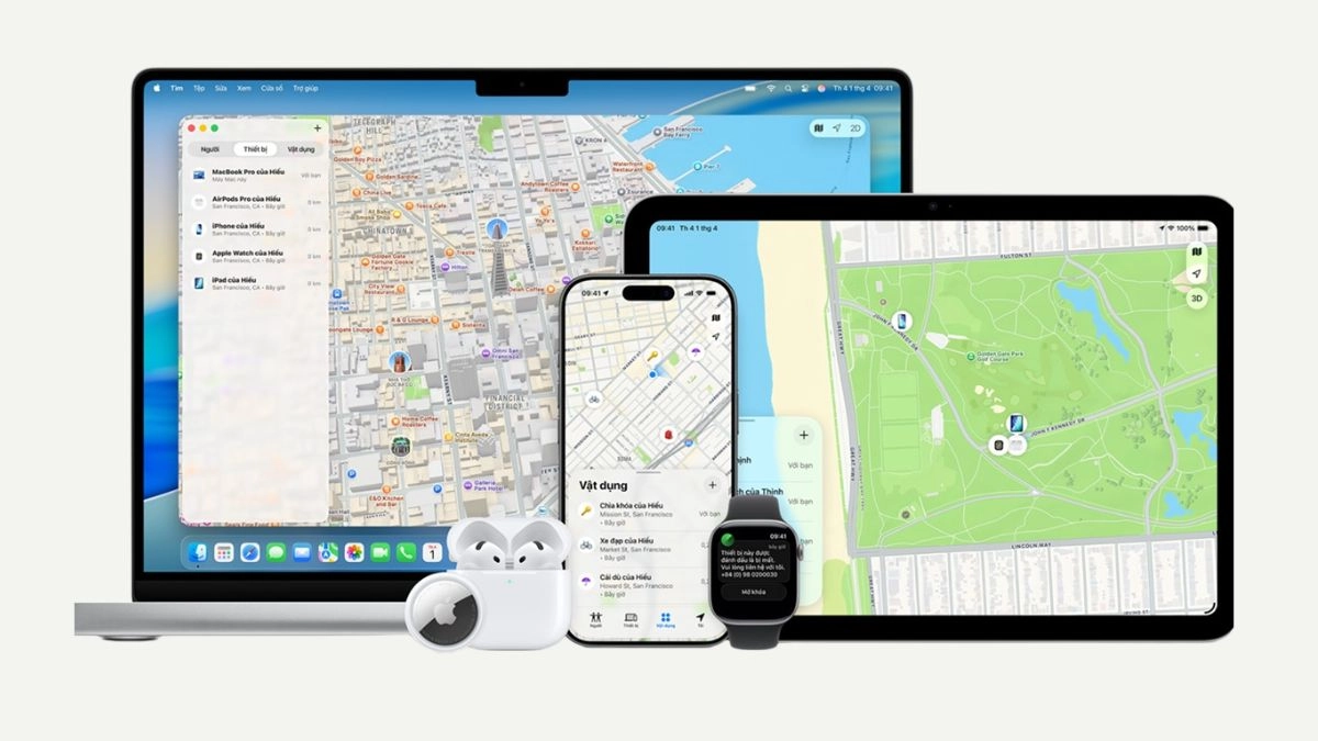 Tích hợp sâu với hệ sinh thái Apple - Apple AirTag 2