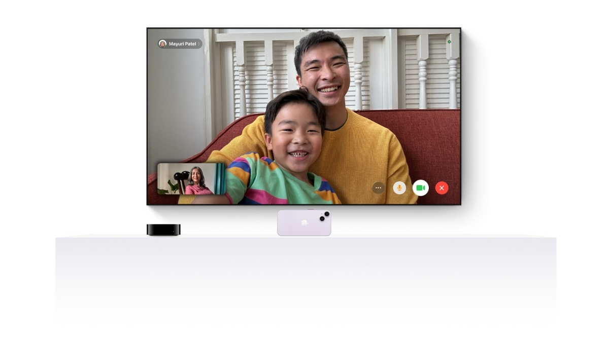 FaceTime trên Apple TV giúp gọi trên màn hình lớn