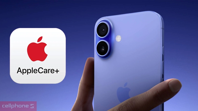 Dịch vụ Apple Care Plus iPhone 16 Plus - Bảo hành không giới hạn số lần với sự cố bất ngờ