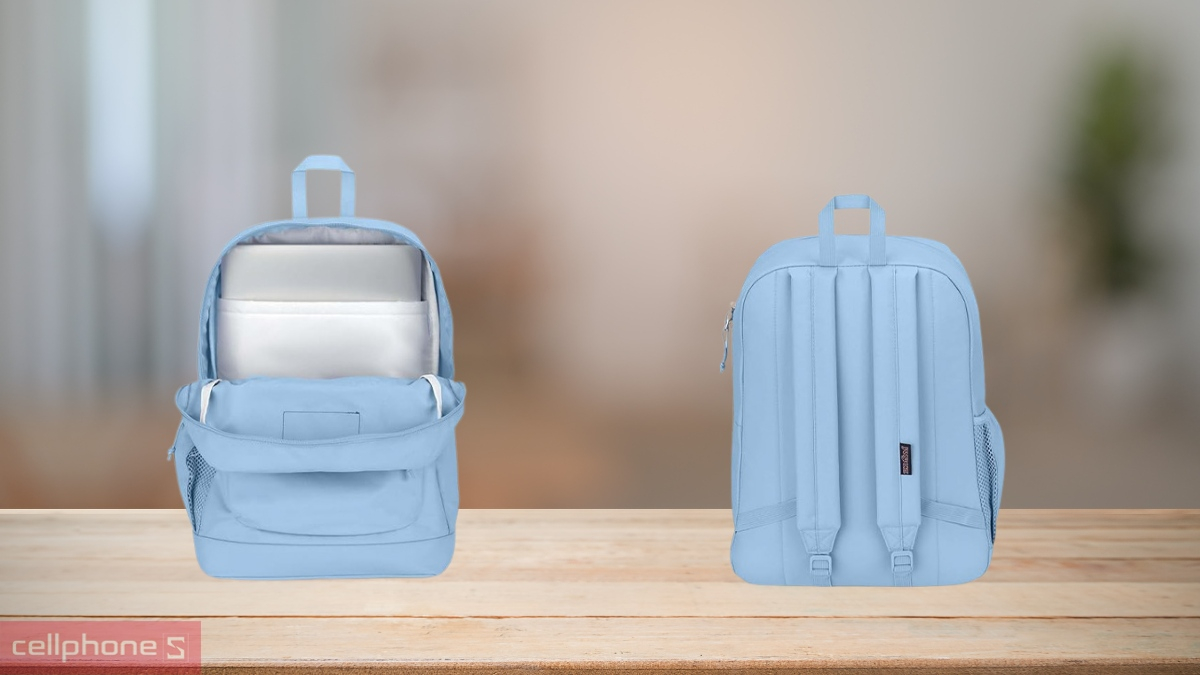 Ngăn laptop chống va chạm của Balo Jansport (USA) Cross Town Plus 26L