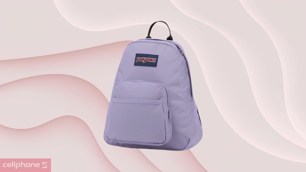 Ngăn chứa khoa học và quai đeo êm của Balo JanSport (USA) Half Pint 10.2L