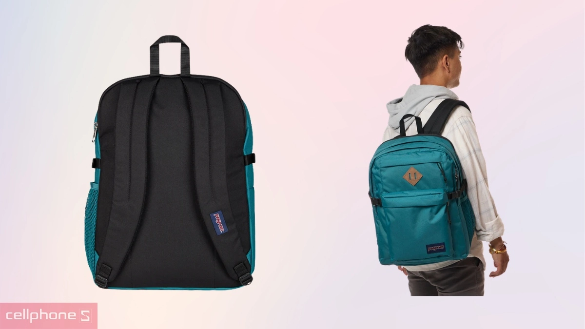 Cấu trúc đệm êm trên Balo Jansport (USA) Main Campus 32L