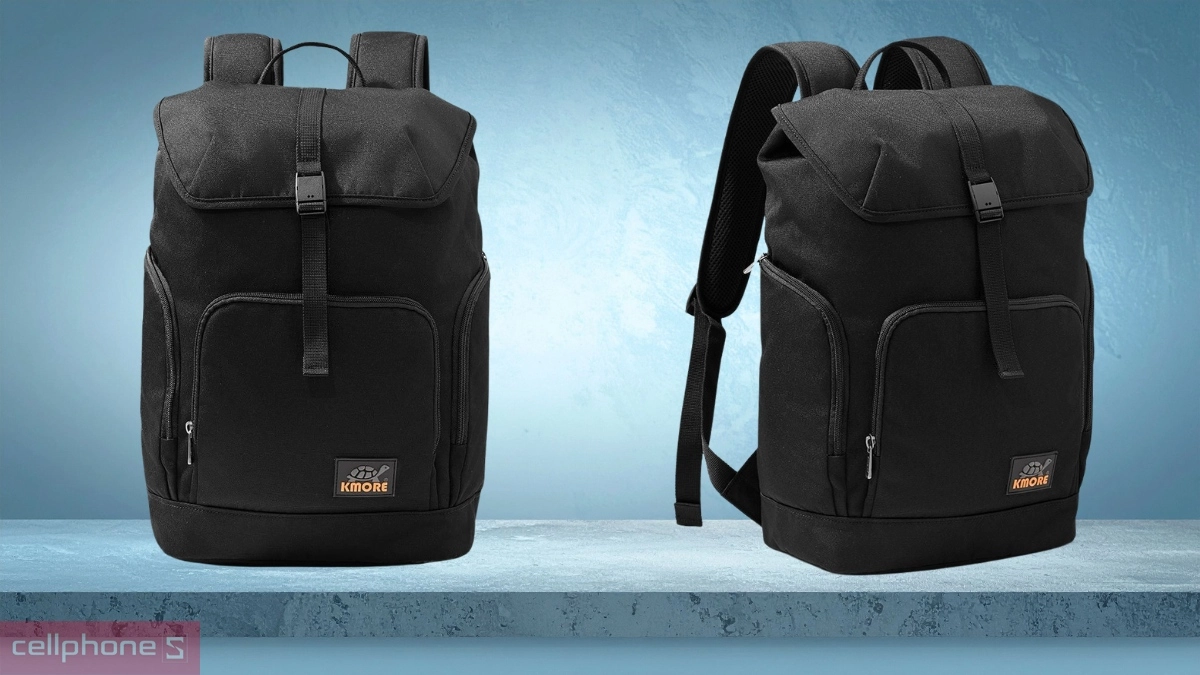 Vải balo Laptop Kmore The Thiago Backpack 15.6 inch