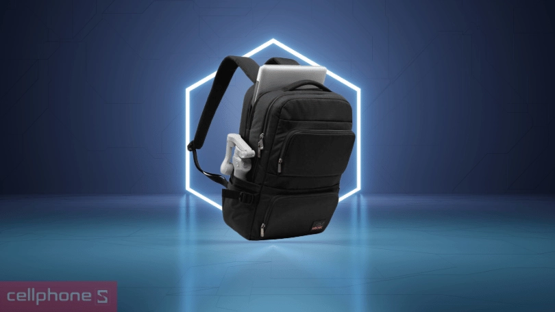 Balo laptop Kmore The Wesley Backpack - thiết kế gọn nhẹ, có sức chứa lớn