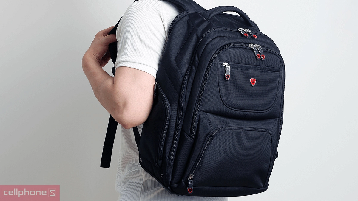 Ngăn chứa balo laptop Atom 15.6 inch