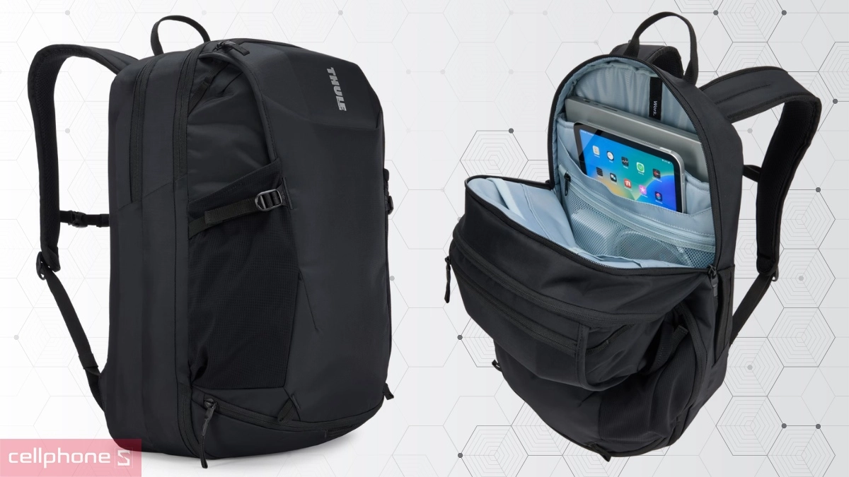 Chất liệu balo Thule Enroute Travel Backpack 30L New Version