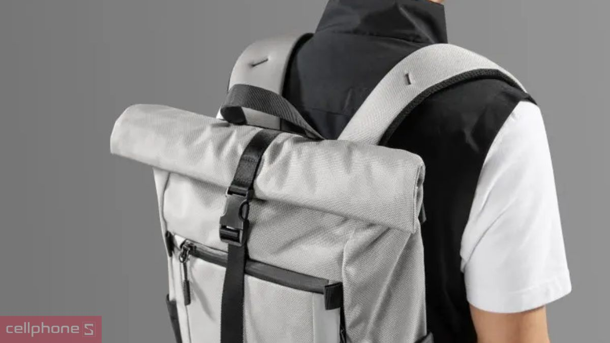 Dây đeo balo laptop Tomtoc Roll Top Backpack 23L 16 inch