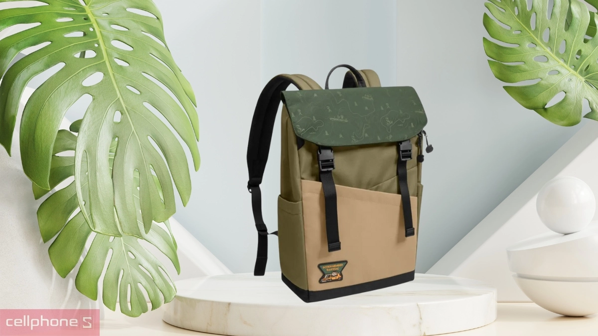 Thiết kế balo laptop Tomtoc Slash Flip Rucksack 18L 16 inch T64M1T1GC