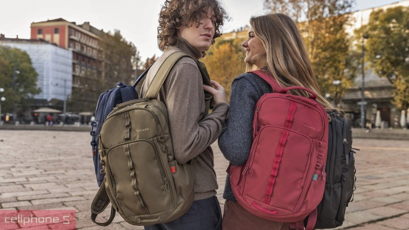 Thiết kế balo Laptop/Macbook Tucano tái chế Ring Eco 16"