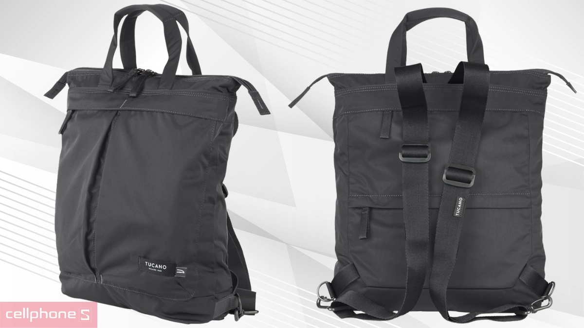 Ngăn lưu trữ balo laptop TUCANO Desert M Eco 15.6 Inch