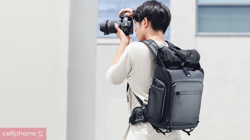 Chất liệu balo đa năng chuyên dụng cho máy ảnh Ulanzi BT01