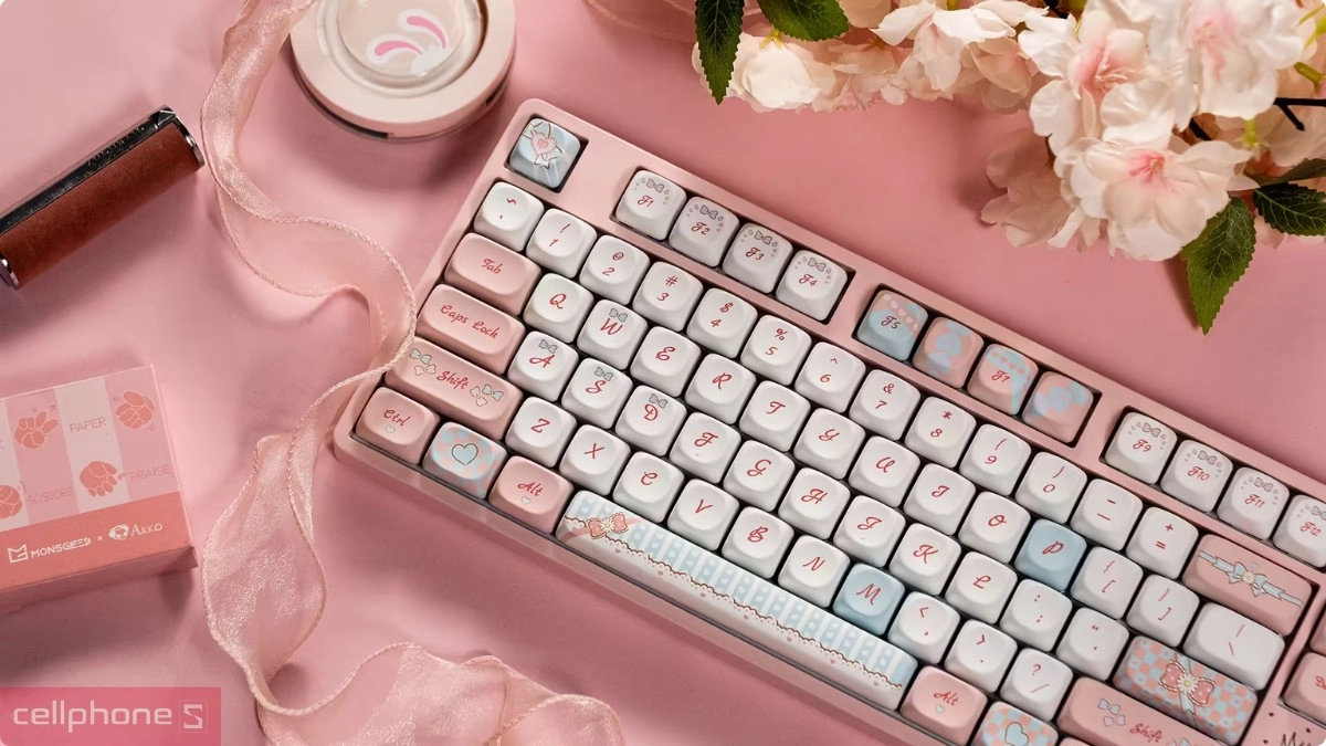 Keycap PBT và phối màu đặc trưng