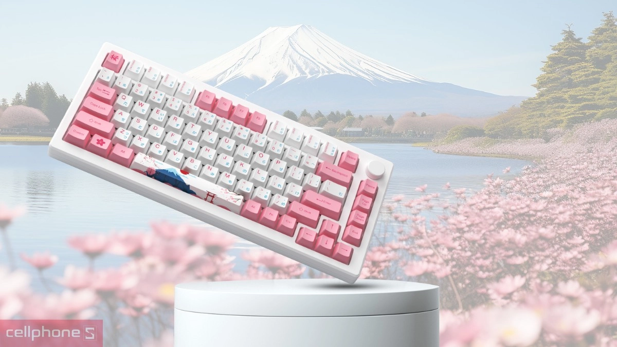 Bàn phím MOD007B-HE PC Tokyo Sakura Pink