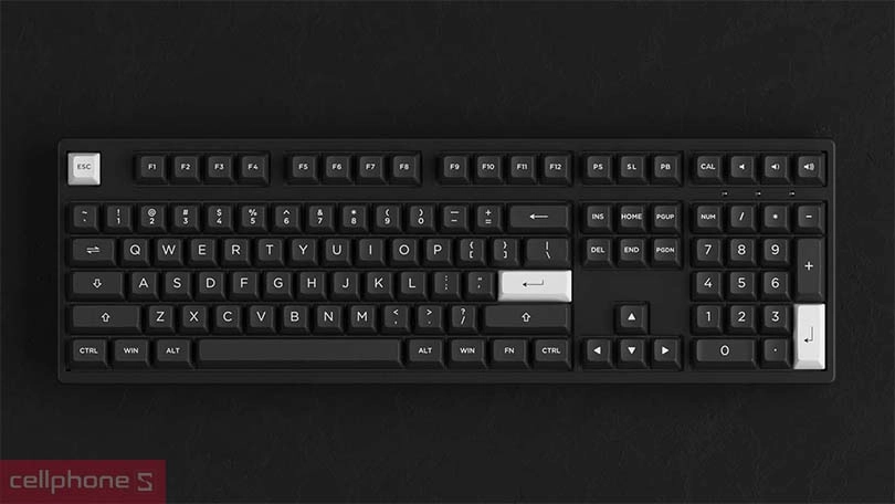 Tính năng bàn phím cơ AKKO 3108 RF black on white