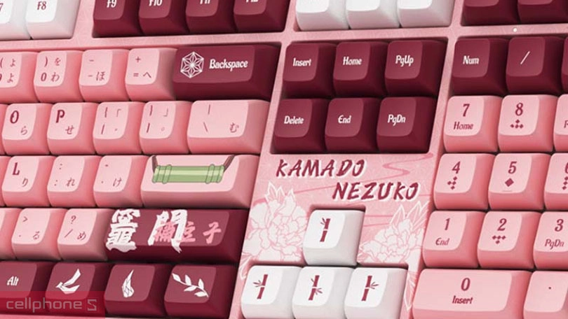 Thiết kế bàn phím AKKO 5108B Plus Demon Slayer Kamado Nezuko
