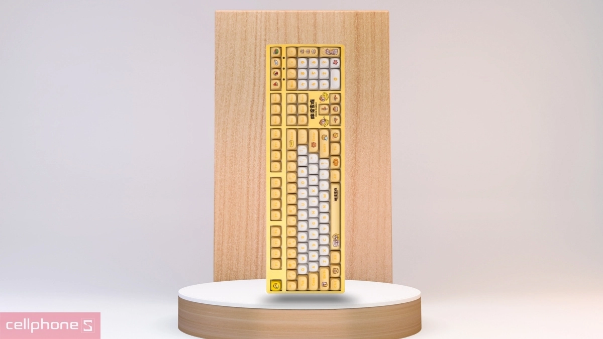 Keycap bàn phím cơ không dây AKKO 3108RF V3 Poco Duck