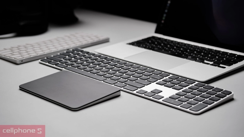 Thiết kế, kích thước bàn phím Apple Magic Keyboard Touch ID 2024