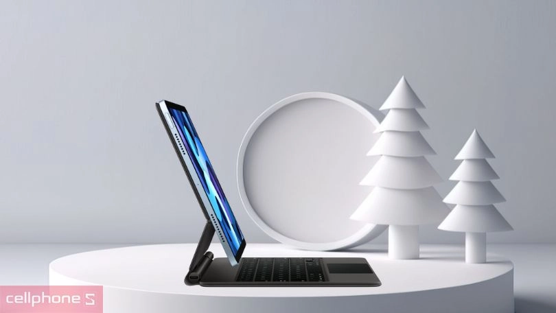 Thiết kế hai trong một, bảo vệ iPad tối ưu, bản lề gập mở 130 độ