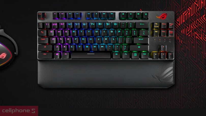 Bàn phím gaming Asus Rog Strix Scope NX TKL Deluxe chất lượng, chiến game cực mượt