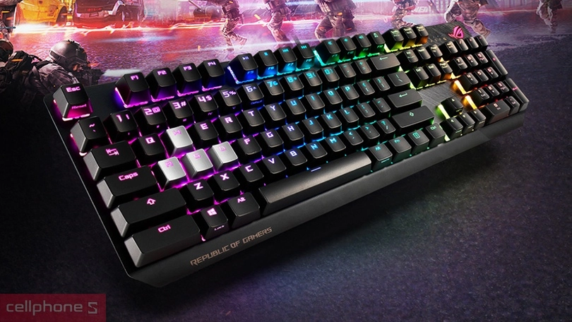 Bàn phím Asus - thiết kế tinh tế, nhỏ gọn