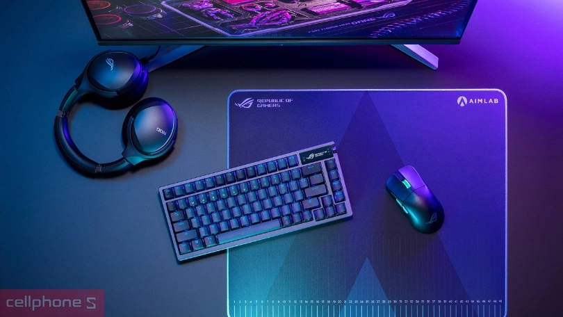 Switch của bàn phím Gaming Asus ROG Azoth đen