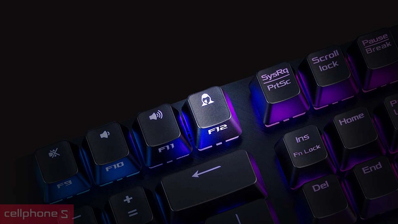Bàn phím Gaming Asus Rog Strix Scope NX TKL Deluxe USB/RGB/RD SW - Kiểu dáng hầm hố, tăng tính thẩm mỹ