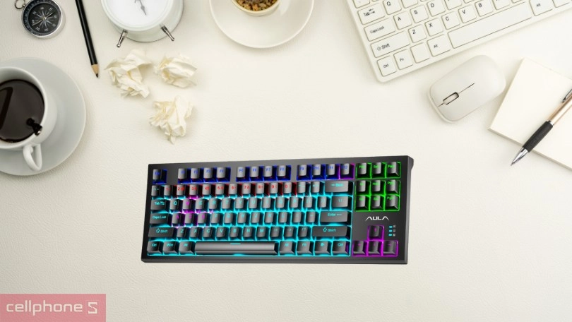 Thiết kế bàn phím Aula F3032 Brown Switch