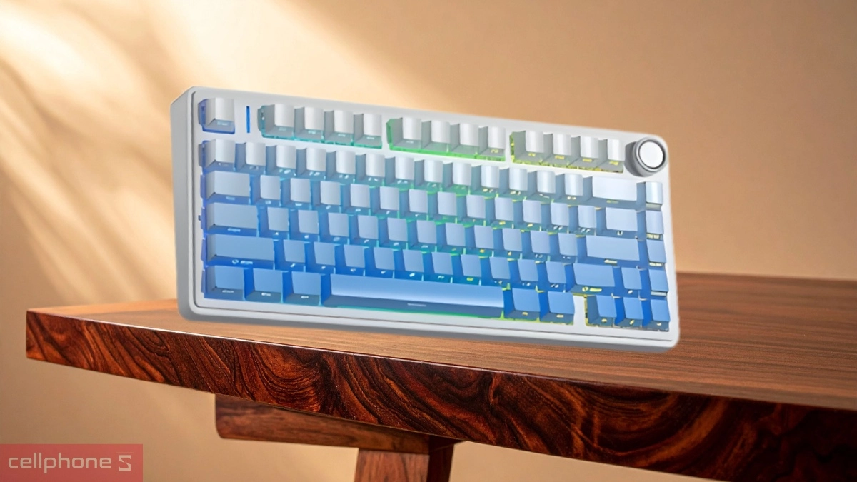 Cảm giác gõ êm ái, keycap bền bỉ