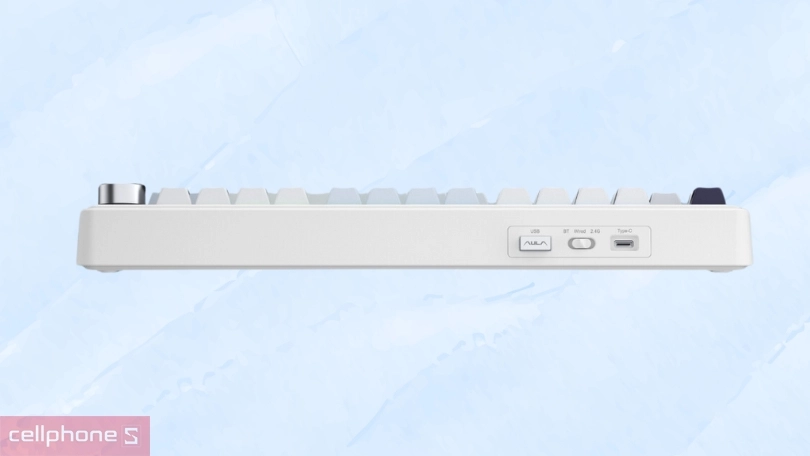 Khả năng kết nối bàn phím cơ không dây Aula F75 Vein Switch