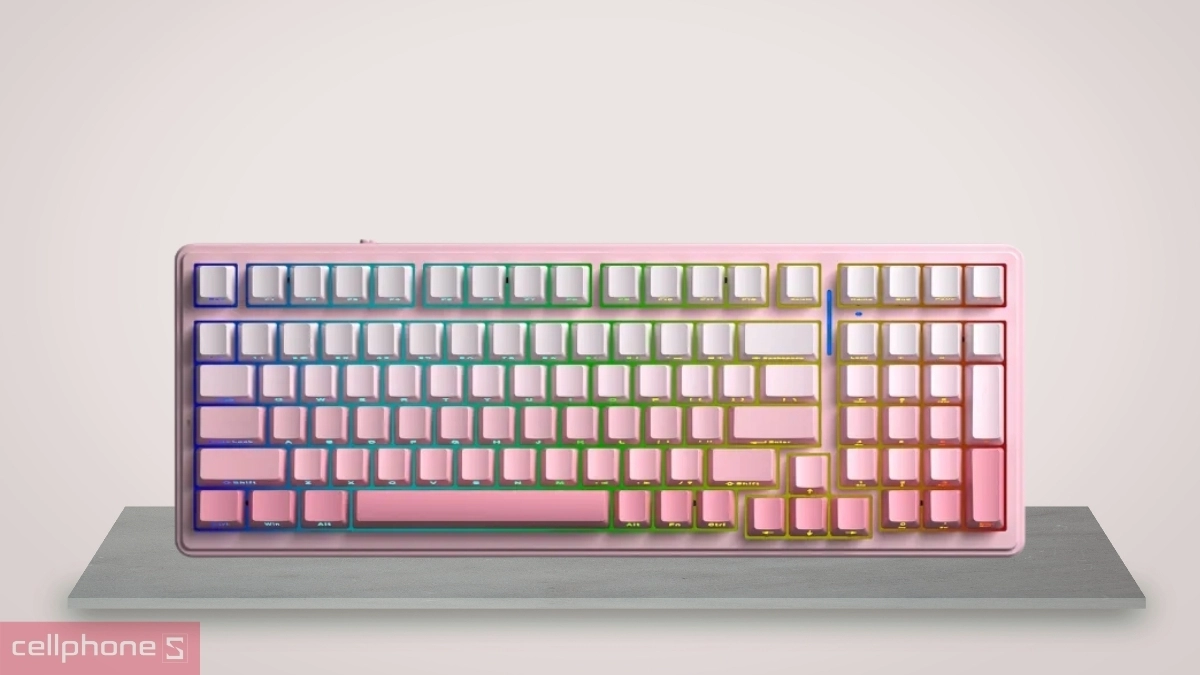 Keycap PBT bền bỉ cùng Switch Dream Sakura êm ái