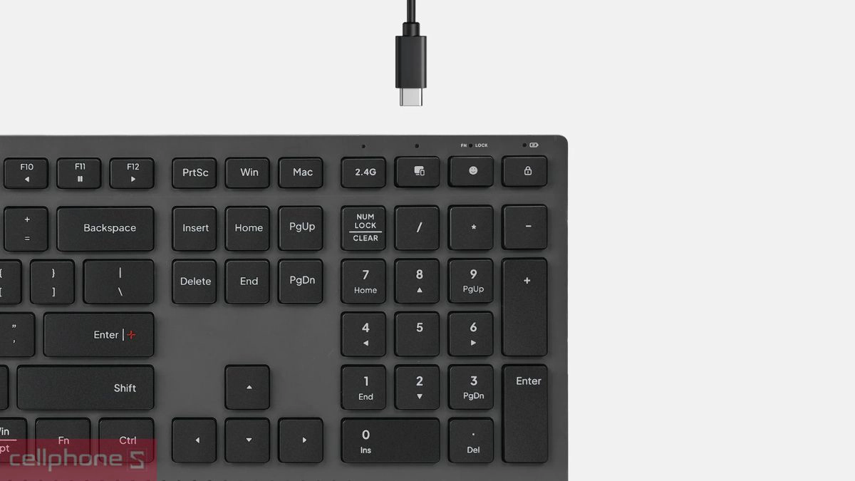 Pin sạc liền 45 ngày, dùng chung receiver tiện lợi