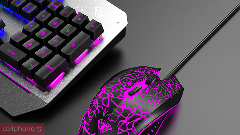 Độ nhạy combo bàn phím + chuột gaming Aula T102