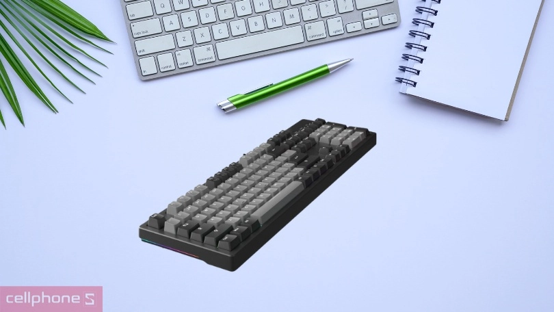 Khả năng tương thích bàn phím có dây Dareu EK104 RBG Grey – Black