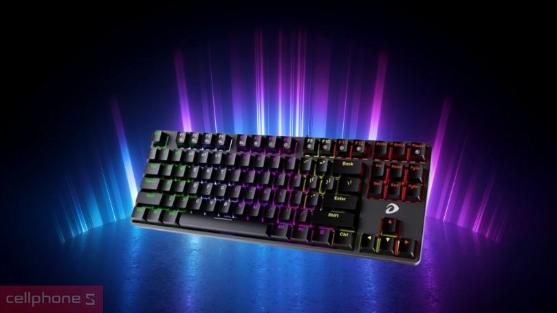 Tính năng bàn phím Dareu EK87 TKL/Multi-LED Brown Switch