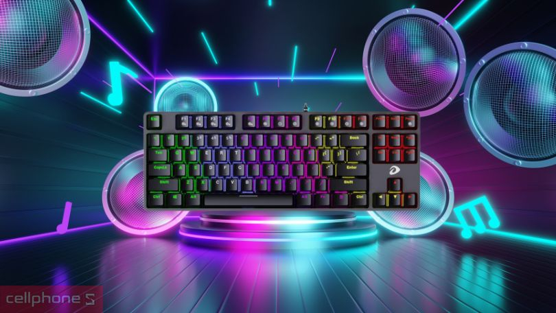 Keycap bàn phím Dareu EK87 TKL/Multi-LED Brown Switch