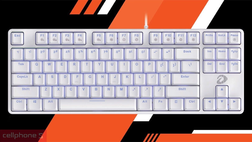 Bàn phím cơ có dây DAREU EK87 V2 Multi Led