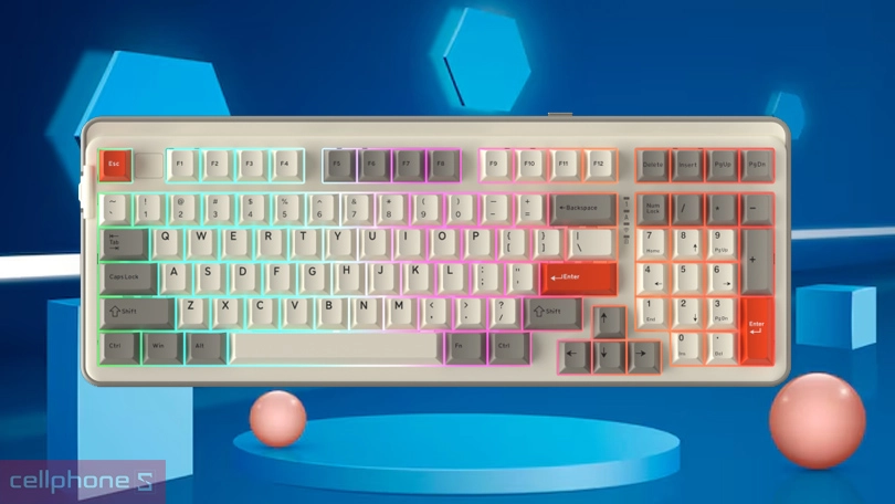 Thiết kế bàn phím cơ không dây Dareu EK98 Pro Proto
