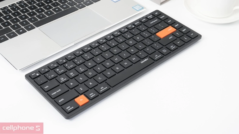 Thiết kế bàn phím không dây Dareu LK160D Black Orange