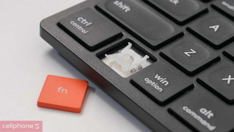 Keycap bàn phím không dây Dareu LK160D Black Orange