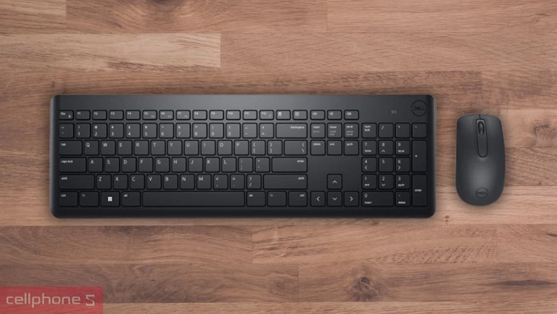 Combo bàn phím + chuột không dây KM3322W Đen