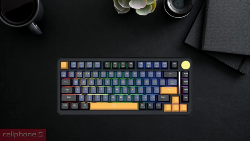 Trải nghiệm gõ phím trên bàn phím cơ E-DRA EK375W đen