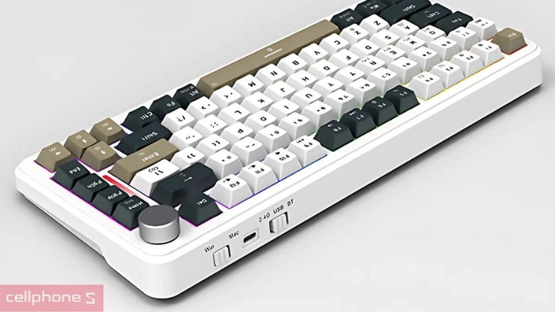 Kết nối của bàn phím cơ E-Dra EK375W trắng