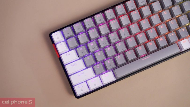 Thiết kế bàn phím E-DRA không dây EK384 Alpha Red Switch