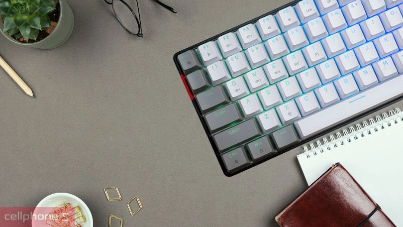 Keycap bàn phím cơ E-DRA không dây EK384 Beta Red Switch