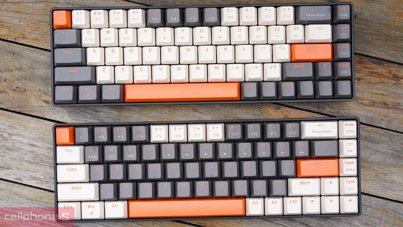 Keycap và Switch của bàn phím cơ không dây E-DRA EK368L Alpha