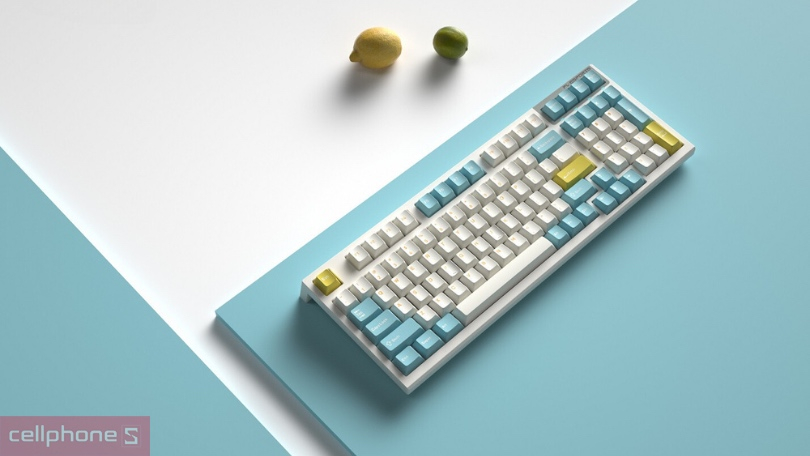 Bàn phím cơ không dây FL-Esports FL980CPM Sea Salt Red Switch - Gõ êm ái, kết nối tiện lợi